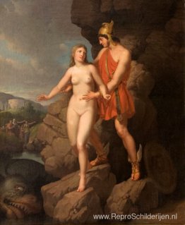 Perseus levert Andromeda af