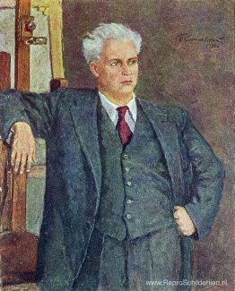 Portret van filmregisseur Alexander Petrovich Dovzjenko