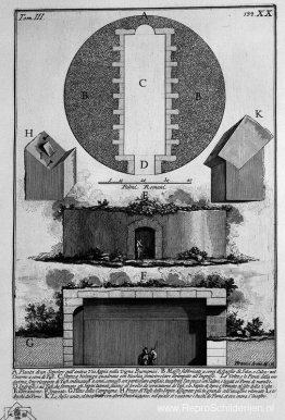 De Romeinse oudheden, t. 3, Plaat XX. Plattegrond, hoogte en dwa