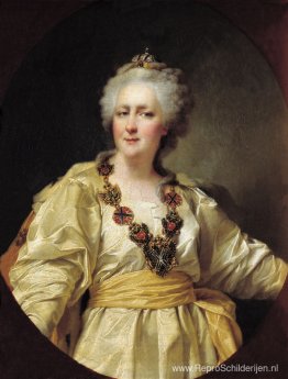 Portret van Catharina II van Rusland