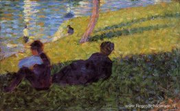 Studie voor "Un dimanche après midi à l'île de la Grande Jatte"