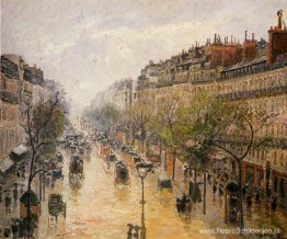 Boulevard Montmartre, lenteregen