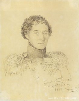 Portret van luitenant-commandant Nikolay Epanchin