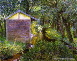 Beek en washuis, Giverny