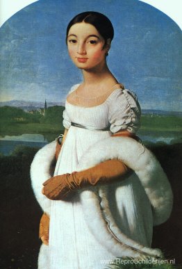 Portret van mademoiselle Rivière