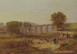 John Wilson Carmichael - Corby Viaduct, de Newcastle and Carlisl