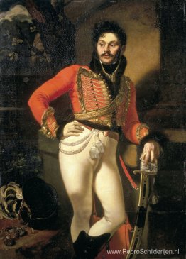 Portret van kolonel Evgraf V. Davydov