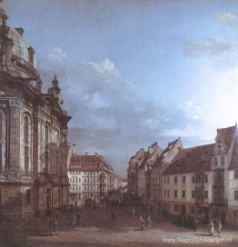 Dresden, de Frauenkirche en de Rampische Gasse