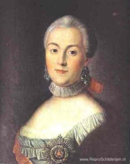 Portret van groothertogin Catharina Alekseevna, toekomstige keiz