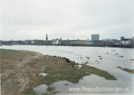 Zwemmers op nieuwjaarsdag