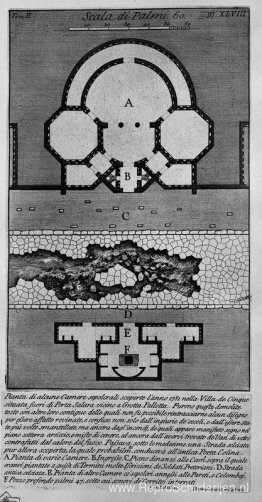 De Romeinse oudheden, t. 2, Plaat XLVIII. Plan van enkele grafka