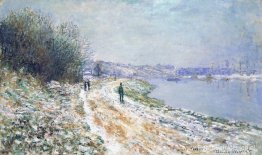 Het jaagpad bij Argenteuil, winter