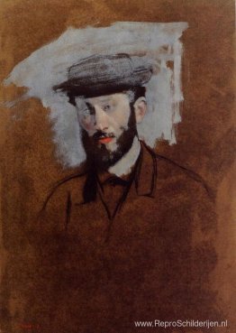 Portret van Eugene Manet (studie)