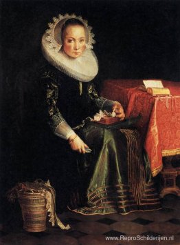 Portret van Eva Wtewael