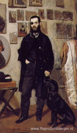 Portret van Giuseppe Abbati