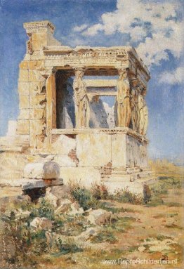 Erechtheion. De portiek van kariatiden