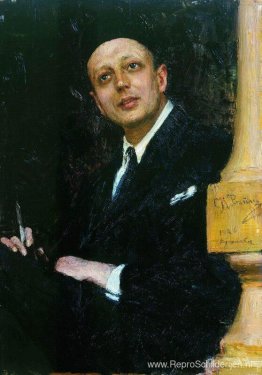 Portret van de dichter Voinov