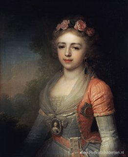 Portret van groothertogin Alexandra