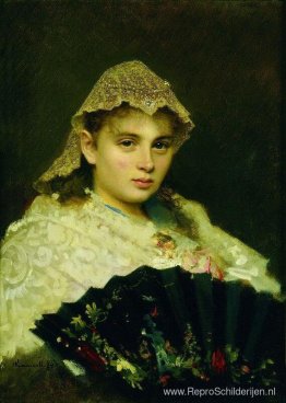 Portret van Olga Afanasijevna Raftopulo