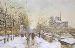 Winter in Parijs, Notre Dame