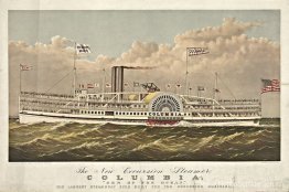 Excursiestoomschip Columbia, New York, bouwjaar 1877