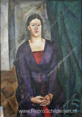 Portret van Sofia Petrovna Konchalovskaja