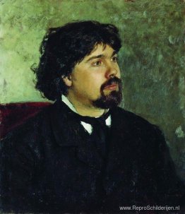 Portret van de kunstenaar Vasily Surikov