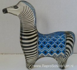 Zebra paard