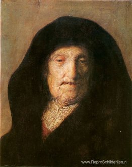 Portret van moeder van Rembrandt