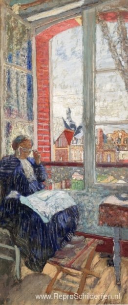 Mevrouw Vuillard in het hotel