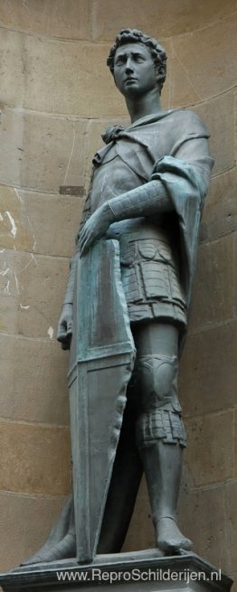 Standbeeld van St. George in Orsanmichele, Florence