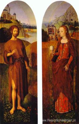 St. Johannes de Doper en St. Maria Magdalena. Vleugels van een d