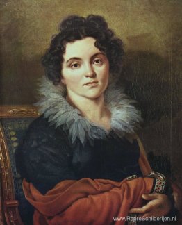 Portret van Darya Nikolajevna Chvostova