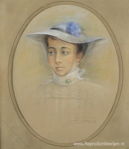 Portret van onbekende vrouw