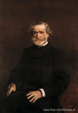 Portret van Guiseppe Verdi (1813-1901)