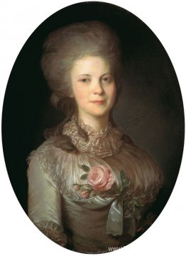 Portret van Varvara Nikolajevna Surovceva