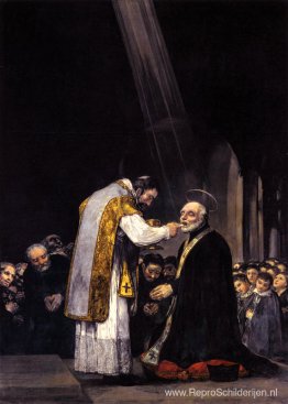 De laatste communie van St. Joseph Calasanz