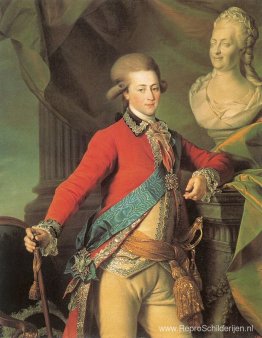 Portret van Alexander Lanskoy, adjudant van de keizerin