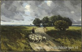 Het hoeden van schapen