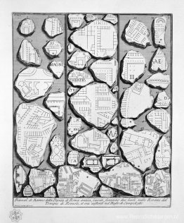 De Romeinse oudheden, t. 1, Plaat III. Kaart van het oude Rome