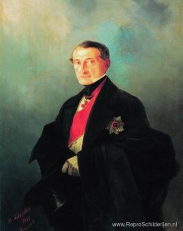 Portret van senator Alexander Ivanovitsj Kaznachejev