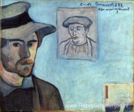 Zelfportret met portret van Gauguin