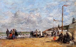 Trouville, strandscène