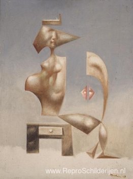 Een surrealistische compositie