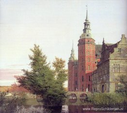 Kasteel Frederiksborg gezien vanuit het noordwesten