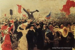 Demonstratie op 17 oktober 1905 (schets)