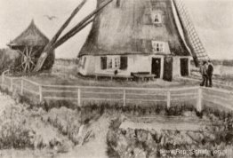 Onderste deel van Molen De Laakmolen