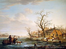 Winterlandschap bij Drevel