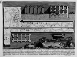 De Romeinse oudheden, t. 3, Plaat III. Onderdeel van de oude Via