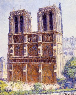 Notre Dame, het effect van zonlicht